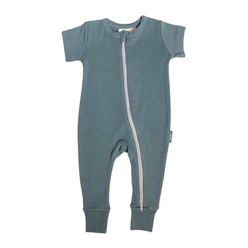 Image of PARADE Organic Essentials '2-Way' Zip Romper - Short Sleeve