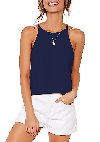 Image of LouKeith Womens Tank Tops Casual Flowy Printed Vest Shirts Sleeveless Cotton Soft Summer Tees Blouses