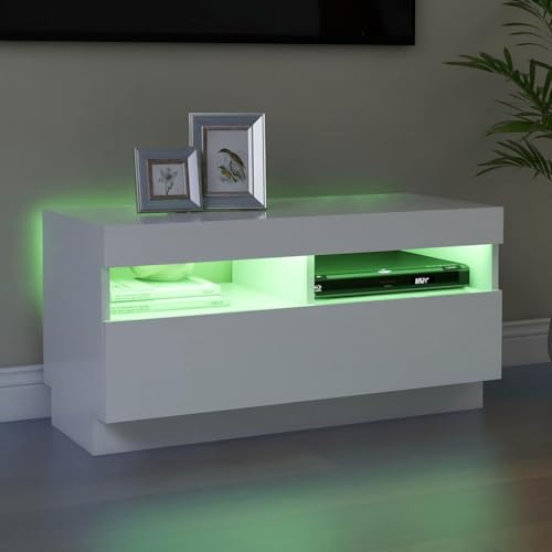Console box support multimédia compact pour petit séjour moderne
