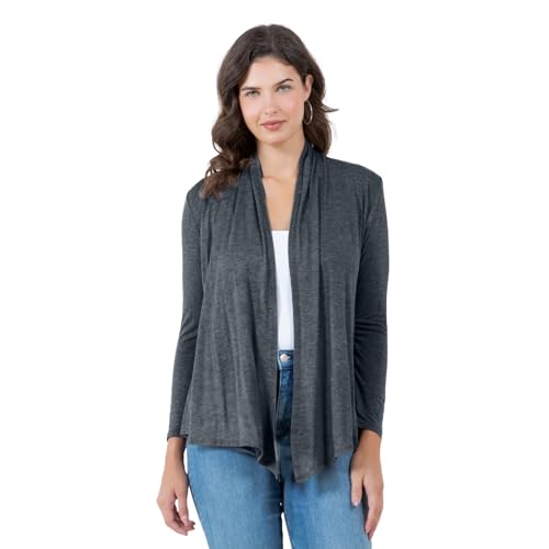 Image of Azules Long Sleeve Womens Cardigan, Thin Flowy Rayon Sweater Lightweight Cardigan for Casual or Dressy Outfits