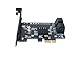 Computer Distrcit - PCI Express x4 Controller Karte - 4 Port SATA III (SATA 3) RAID - RAID 0,1,10,HyperDuo-SSD – Chipset Marvell 88SE9230 - Low und High Profile.