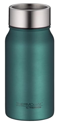 THERMOcafé by THERMOS TC DRINKING MUG moss green mat 0,35l, Thermobecher Edelstahl, Isolierbecher, Kaffeebecher to Go Thermo, auslaufsicher, 8h heiß & 16h kalt, spülmaschinenfest, BPA-frei 1