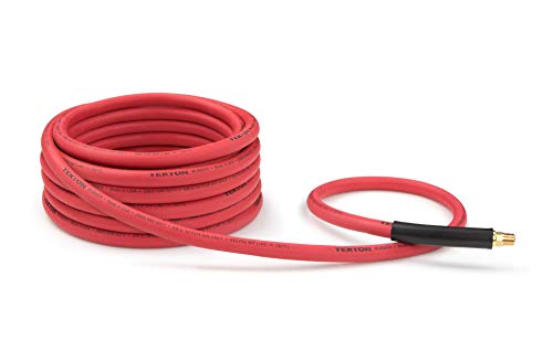 TEKTON 3/8 Inch I.D. x 25 Foot Rubber Air Hose (250 PSI) | 46335 | Made in USA