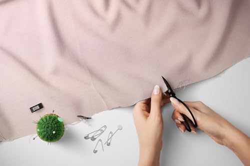 Light Pink 100% Cotton Plain Fabric – 60 Inch 150cm Wide 150GSM Material - Sewing, Dressmaking, Quilting, Curtain Linings, Pillowcases & Totes by Discount Fabrics LTD - 5Metre