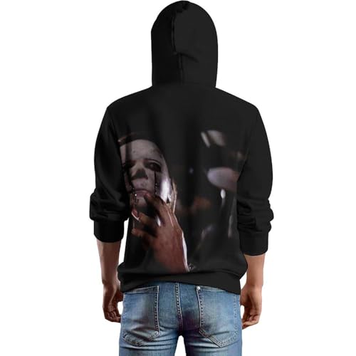 ZHANGXM Womens Pullover Autumn Sweatshirt Halloween Michael Myerss Long Sleeved Shirt for Mens Sweatshirt Sweater2