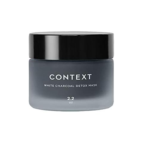 CONTEXT SKIN - White Charcoal Detox Mask - Purifying Black Mask with Activated Charcoal Peel Off Mask - 2.2 oz Cover