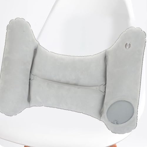 Appui-tête pratique en forme de H avec soutien de cou gonflable portable