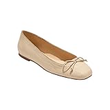 Jack Rogers Women's Kenlyn Ballet-Rattan Flat, Natural/Platinum, 8.5