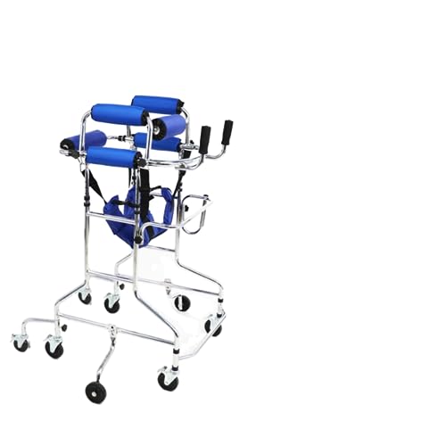 高齢者用歩行器 大人用歩行器 リハビリテーション歩行 片麻痺リハビリテーション訓練器具 歩行補助装置 スタンディングフレーム (手ブレーキなし8輪スタンディングフレームBタイプ)