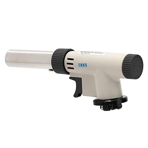 Antorcha de gas portátil, Herramientas neumáticas Pistolas de pintura encendido de tipo de presión ajustable para hornear en barbacoa al aire libre 1300 ℃