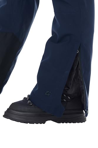 killtec Mädchen Skihose/Funktionshose mit abzippbarem Latz KSW 77 GRLS SKI PNTS, dunkelnavy, 116, 37258-000