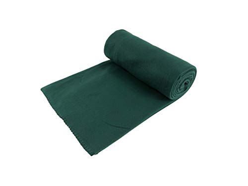 CB Home & Style Fleecedecke Decke 130 x 170 cm Kuscheldecke (Dunkelgrün)