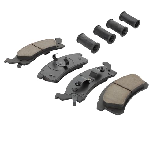 Image of QUALITY-BUILT Front Ceramic Brake Pads, Premium 1001-0506C, Compatible with 1990-2005 Buick /Chevrolet /Oldsmobile /Pontiac (Achieva,Beretta,Cavalier,Century,Corsica,Cutlass Calais,Grand Am,Skylark)