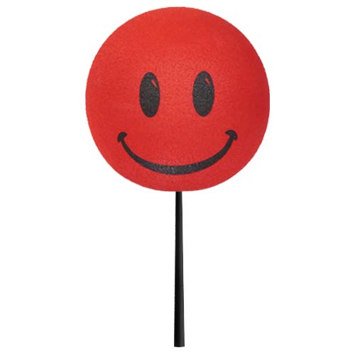 HappyBalls Red Happy Smiley Face Car Decor Antenna Ball Auto Accessory