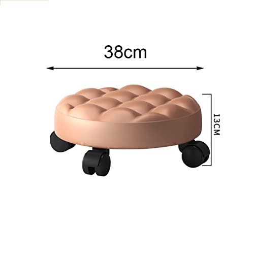 Tabouret bas à roulettes pour soulager le dos avec coussin réglable - 4