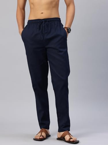 Image of Majestic Man Men's Pure Cotton Regular Fit Solid Pyjama