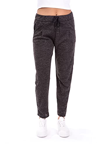 U&F Damen Sweatpants Stoffhose | Jogginghose mit Taschen | Homewear für...