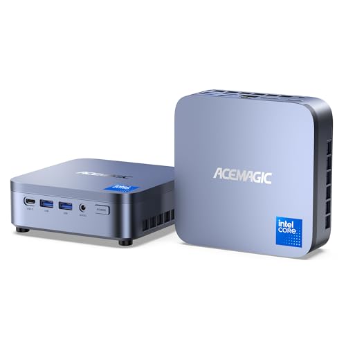 ACEMAGIC M5 Mini PC Intel Core i5-14500HX (14 Cœurs, jusqu'à 4,9GHz), 16Go RAM DDR4 512Go SSD,...