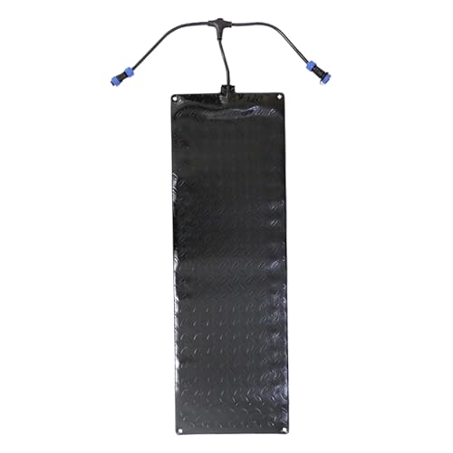 Tapete Elétrico para Derreter Neve, 10x30 Polegadas, PVC, Antiderrapante, à Prova D'água, Gelo e Ne