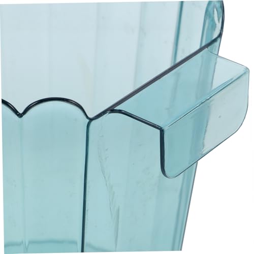 Caneca de basura colgante para puerta de gabinete azul miniatura 3