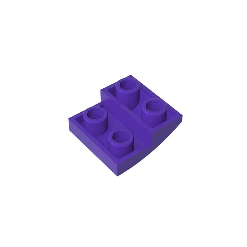 XYEIUGO 32803 Arched Brick Slope Curved 2x2 Inverted, Dark Purple, 50 PCS — image 1