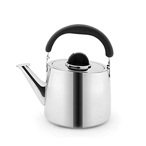 Wasserkocher 4L Edelstahl Tee Potmodern Whistling Herd, Verbrühschutz, Induktionskochfelder, Gasherd Home Camping