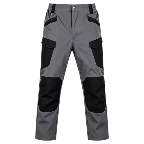 Men's Work Pants Ripstop Waterproof Construction Tactical Cargo Pants - image 5