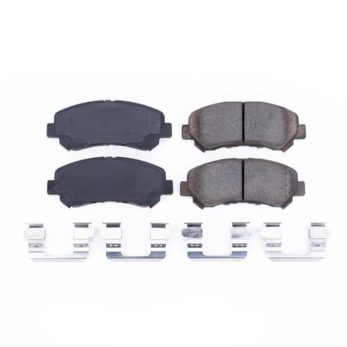 Image of PowerStop Front Brake Pads for Nissan Juke 2014-17 |Maxima 2009-14 |Maxima 2016-23 |Sentra 2009-12 - Z17 Ceramic Brake Pads with Installation Hardware, 17-1374