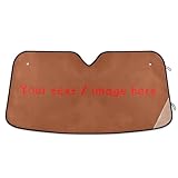 Parasole pieghevole per parabrezza auto, colore Siena, parasole pieghevole per parabrezza auto, parasole per finestrino anteriore dell