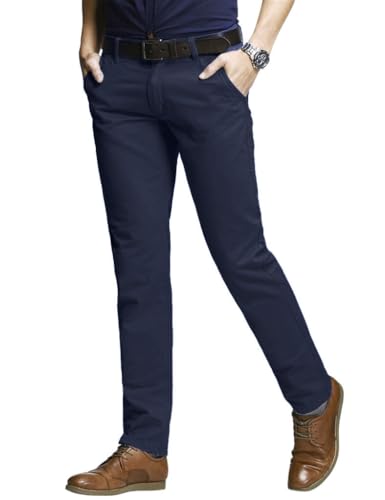 Image of Match Men's Regular Fit Comfort Stretch Casual Chino Pants