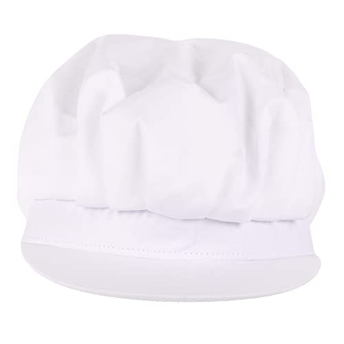 Ipetboom Sombrero de Cocinero Sombrero de ala Ancha Mujer Sí Tapa Hombres Hornear Sombrero de Trabajo Gorro de Cocinero Gorro de Cocina para Mujer algodón