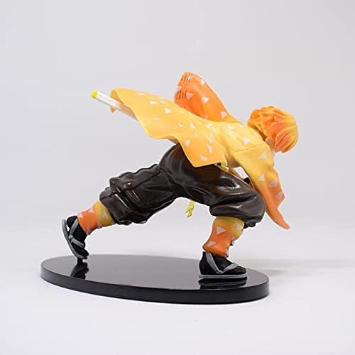 Image of Awestuffs Zenitsu Demon Slayer Large Action Figure Limited Edition Figure Manga Toy Collectible (Zenitsu Attack)
