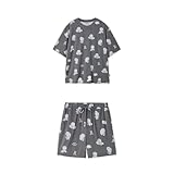 [ジェラート ピケ] ドラえもん【ユニセックス】 おはようおやすみTシャツ PUCT254206 CGRY[ジェラート ピケ] ドラえもん【ユニセックス】 おはようおやすみハーフパンツ PUCP254207 CGRY