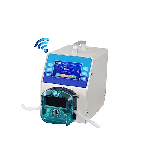 Llenadora de Botellas 7.8L/min 600RPM AIP Bomba peristáltica Control de aplicación inteligente Bomba dosificadora for laboratorio, alimentos y bebidas Fácil de limpiar(S18,WITH PLUG_AIP-KK15 3 ROTORS)
