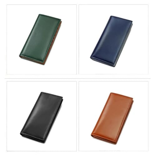 Business Money Clips Purses for Women Wallets Evening Bags Handbags Genuine Leather Card Cases Money Organisers (Green)2