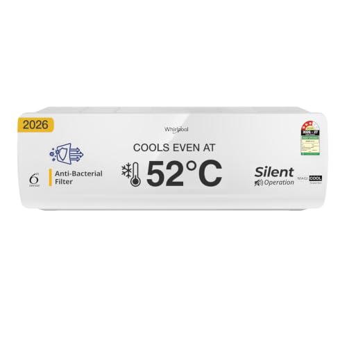 Image of Whirlpool 1.5 Ton 3 Star, New star rated, Magicool Inverter Split AC (MAGICOOL 15T 3S INV CNV S6K2PP0, Copper, Convertible 4-in-1 Cooling Mode, HD Filter White)