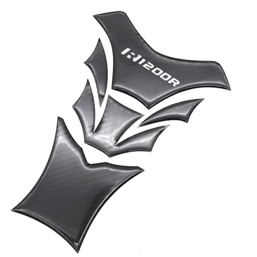Autocollant de protection réservoir moto pour BMW R1200R en résine aspect arête de poisson