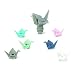 Umbra 1004311-022 7 Piece Origami Wine Bottle Stopper and Wine Charms, Multicolor