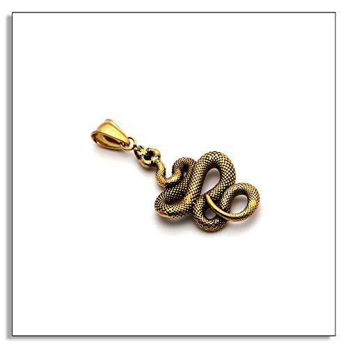 Punk Jewelry Animal Snake Pendant Cool Necklace2