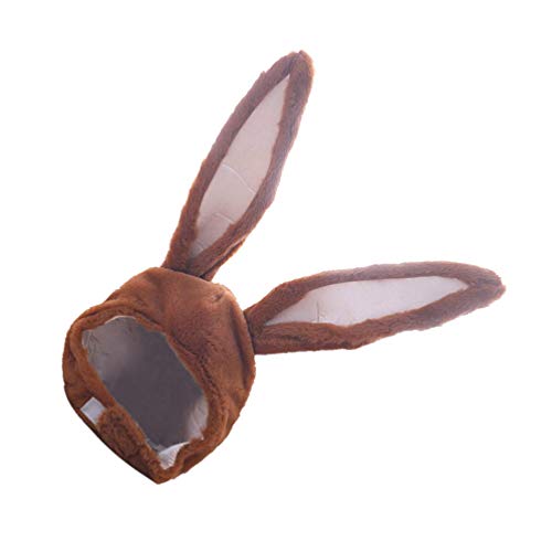 ABOOFAN 2Pcs Orelha De Coelho de Pelúcia Chapéus Caps Headwear Coelho Coelhinho Chapéus Páscoa de Pe