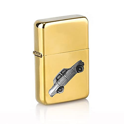 Briquet à essence coupe-vent doré British Saloon Car P6 ref316 rechargeable pour collectionneur