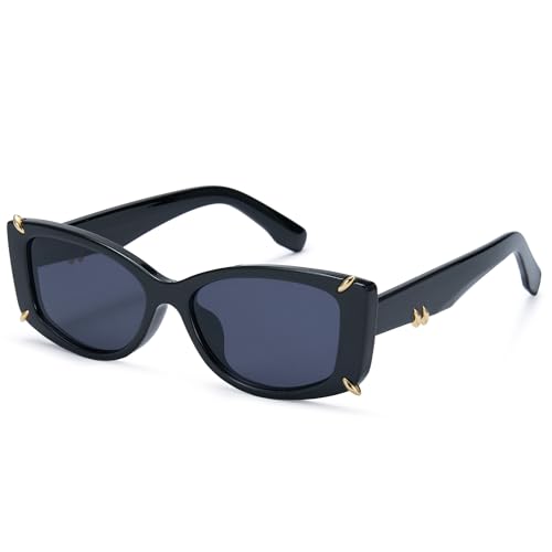 Cyxus Trendy Sunglasses for Women, UV Protection Sunglasses Womens Fashion Anti-Glare Glasses Lightweight Frame 1311