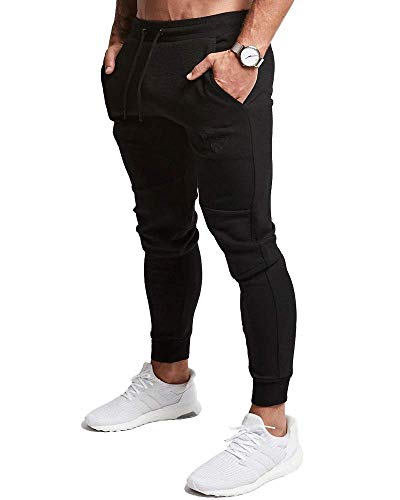 EVERWORTH Men's Joggers Sweatpants Men's Slim Jogger Pants Tapered Gym Running Workout Pant with Deep Pockets2