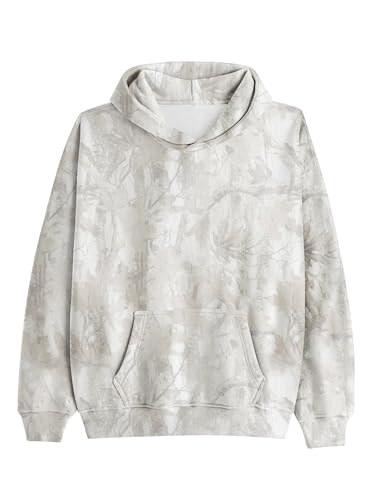 Image of Dsewpaur Camo Hoodie For Women Oversized Long Sleeve Drop Shoulder Fleece Hooded Sweatshirt Pullover With Pocket Outfits
