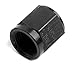 NOS An4-1/4 Tube Nut, Black, Aluminum