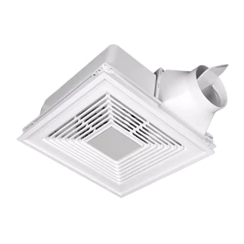 Ventilador extractor de grasa para cocina Ventilador extractor de baño 60W Ventilador silencioso integrado de techo 30 x 30 cm para baño miniatura 1