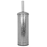 Autumn Alley Galvanized Rustic Toilet Brush with Holder Set – Charming Farmhouse Bathroom...