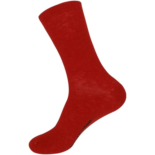 Image of BambooMN Unisex Men and Women's Rayon from Bamboo Wool Blend Athletic Crew Socks for Home, Travel, Work and Sport, 2 Pairs