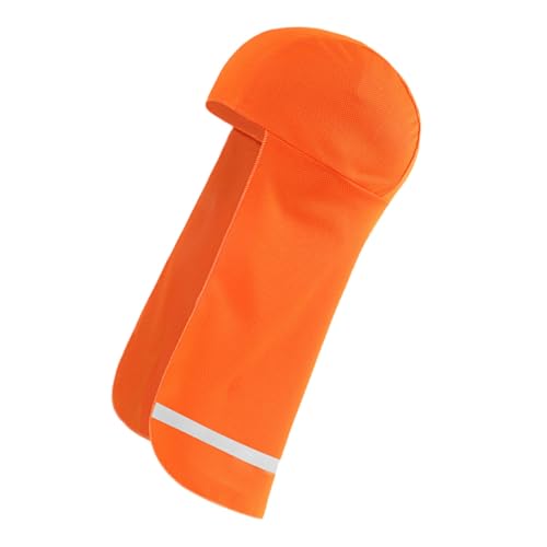 BESPORTBLE Reflective Helmet Beanie Cap for Night Riding Women's Versatile Head Wrap Long Tail Turban Hat Wrestling Hair Cap Sunshade Hat Liner Light Green