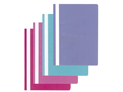 Kangaro File Folder A4 Polypropylene Shrumpf 5 Assorted Colours, 32.5x24.7x7.3